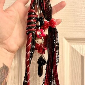 Hello Kitty bag charm keychain